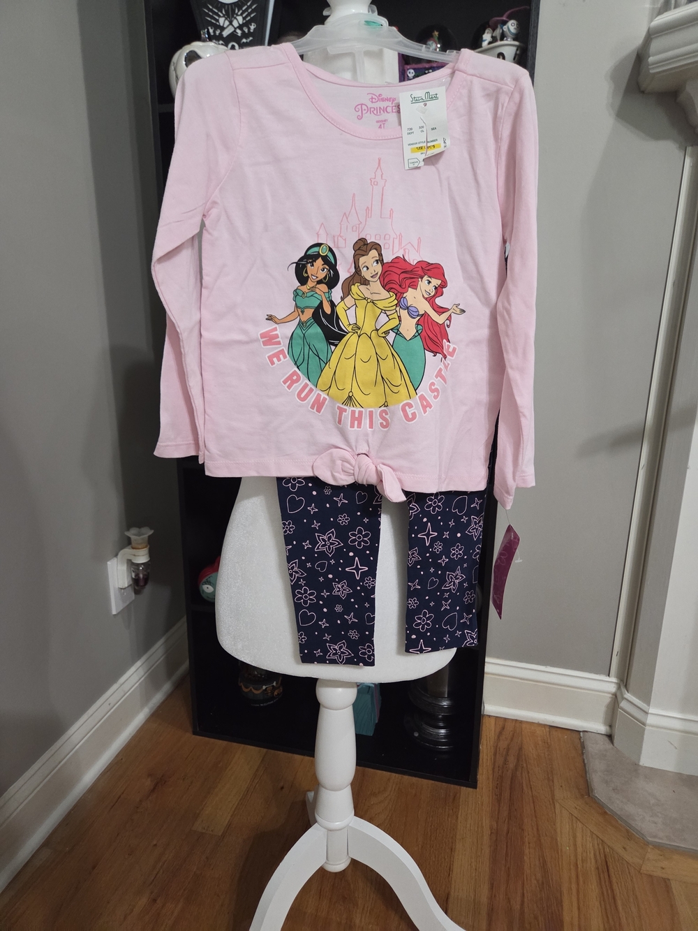 Disney Princess Girls' Pink Long-Sleeve Set